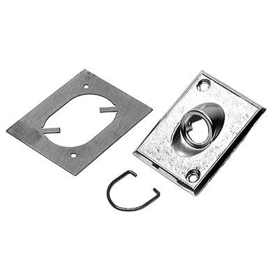 68-69 Camaro Remote Mirror Inner Door Panel Bezel Kit With Standard Interior