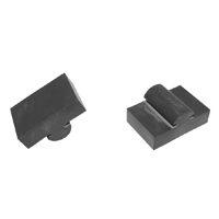 68-70 Chevrolet Passenger Car Rear Hood Bumpers, Pair