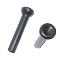 70-72 Chevrolet Passenger Car Door Lock Knobs, Black, Pair