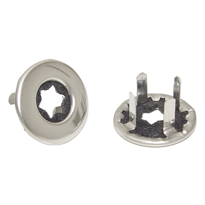 68-76 Chevrolet Full Size Car Door Lock Knob Ferrules, Replacement, Pair