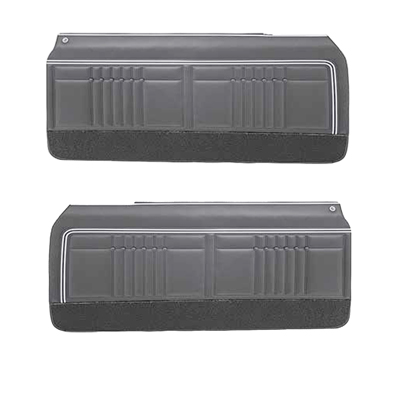 68 Chevrolet Fullsize Impala 2 Dr Pre-Assembled Front Door Panels