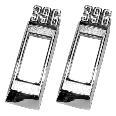 69 Chevrolet Full Size Passenger Car Front Side Marker Light Bezel, 396