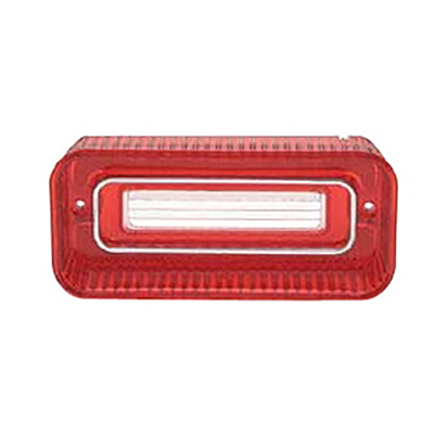 69 Chevrolet Full Size Passenger Car Backup Light Lens, W/ Trim