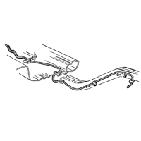 69 Chevrolet Car Fuel Tank to Fuel Pump 5/16