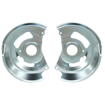 67-68 Camaro With 4 Piston Calipers Disc Brake Backing Plates, Pair