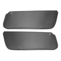 71-72 Chevrolet Fullsize Impala Hardtop Black Sun Visor Premier Perforated Vinyl