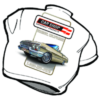Car Shop T-Shirt, Impala Black Large