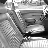 67 Camaro Convertible Black Stage 1 Interior Kit With Standard Interior
