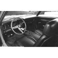 67 Camaro Coupe Black Stage 2 Interior Kit With Standard Interior
