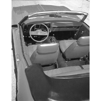 67 Camaro Convertible Black Stage 2 Interior Kit With Standard Interior