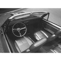 67 Camaro Convertible Black Stage 2 Interior Kit With Deluxe Interior