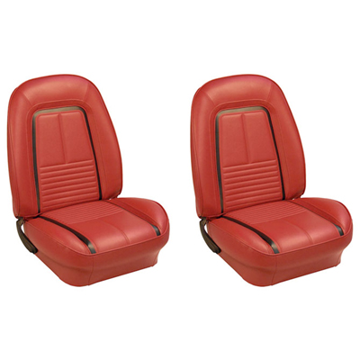 67 Camaro Deluxe Interior Pre Assembled Bucket Seat Assemblies