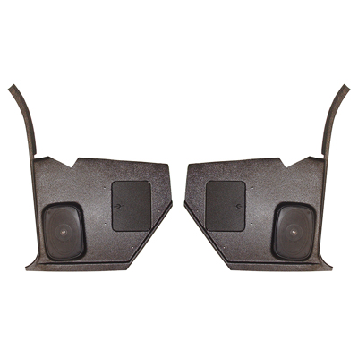 67-68 Camaro Kick Panels With Custom Autosound  Speakers Without A/C