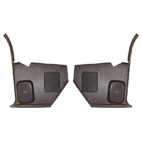 67-68 Camaro Kick Panels With Custom Autosound  Speakers Without A/C