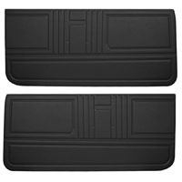 67 Camaro Black With Standard Interior Door Panels, Pair
