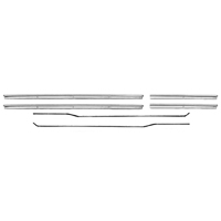 67 Camaro Coupe Deluxe Door Panel Molding Set, Show Quality, Set Of 6