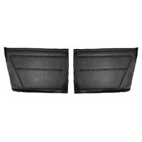67 Camaro Convertible Deluxe Rear 1/4 Panels, Unassembled Pair, Black
