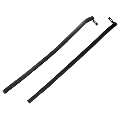 67 Camaro Door Jamb Windlace, Black