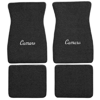 67-75 Camaro Black Carpet Floor Mat, Set Of 4