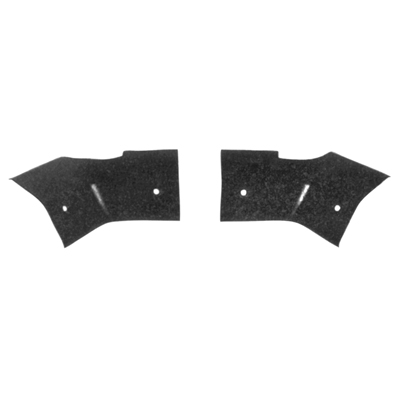 67-69 Camaro Coupe Rear Headliner Windlace Lower Corners, Pair