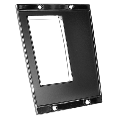 67 Camaro With Manual Trans Black And Chrome Center Shift Plate