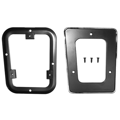 67-68 Camaro Without Console 4 Speed Shifter Boot Retainer Includes Lower Retainer