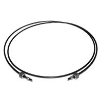 67-69 Camaro Oil Gauge Oil Line, Includes Black Plastic Line And 2 Female Fittings