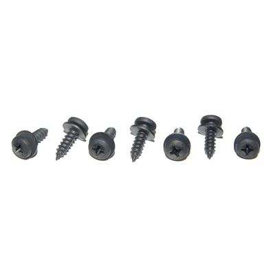 67-69 Camaro Correct Black Glove Box Screw Kit