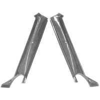 67 Camaro Coupe Interior Pillar Post Molding With Standard Interior, Black
