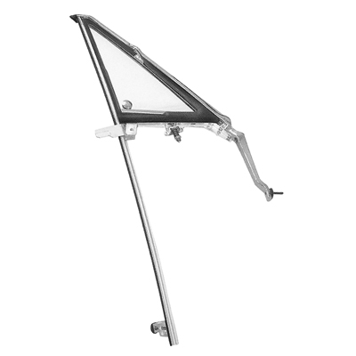 67 Camaro Left Hand Clear Vent Window Assembly