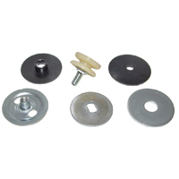 67-69 Camaro Lower Quarter Window Guide Roller With Buhing & Nut