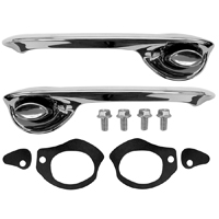 67-69 Camaro Exterior Door Handle Kit, Includes 2 Door Handles, 2 Handle Gaskets, 4 Handle Bolts, Import