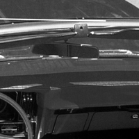 67 Camaro Convertible Header Moldings, Chrome