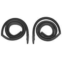 67 Camaro Roof Rail Weatherstrip, Hardtop, Original Style Latex, Pair