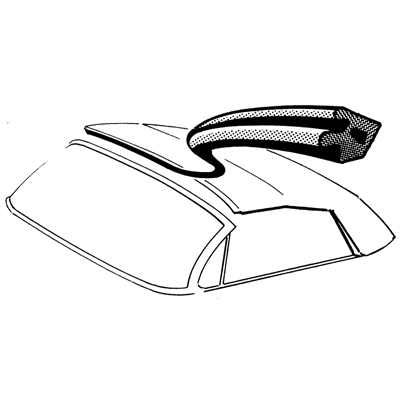 67-69 Camaro Convertible Header Seal