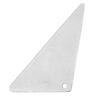 67 Camaro Left Hand Clear Vent Glass