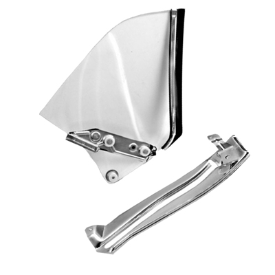 67-69 Camaro Coupe Left Hand Clear Quarter Window Assembly