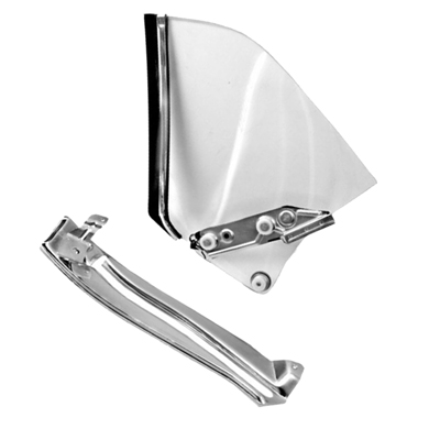 67-69 Camaro Coupe Right Hand Clear Quarter Window Assembly