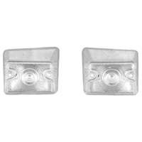 67-68 Camaro RS Left And Right Hand Parking Light Lens, Pair