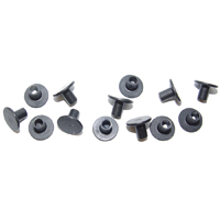 Grill Rivets Original Style Flat Top Rivets 13 Pieces Black