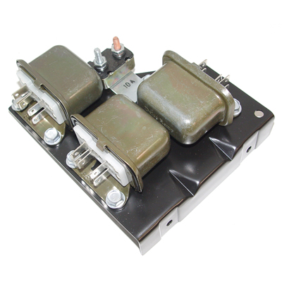 67 Camaro RS Headlight Relay Mounting Plate Relay Assembly