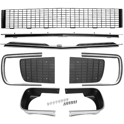 67-68 Camaro RS Grill & Front End Molding Kit