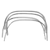 67 Camaro All 68 Camaro Except RS Concourse Correct Wheel Opening Molding Set, 4 Pieces