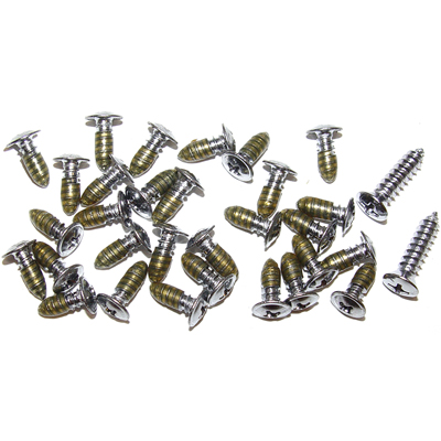 67-69 Camaro Wheel Opening Molding Screws With Sealer, 32 Pieces