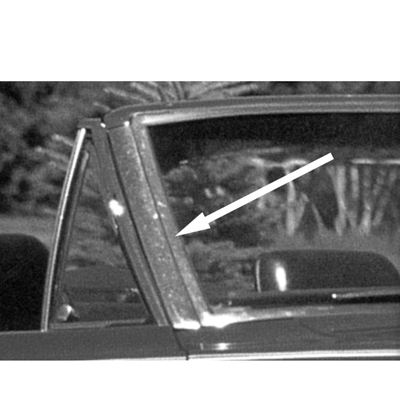67-69 Camaro Convertible Left Hand Side Front Windshield Molding