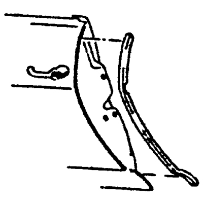 67-68 Camaro Left And Right Hand Door Edge Guards, Reproduction