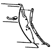 67-68 Camaro Left And Right Hand Door Edge Guards, Reproduction