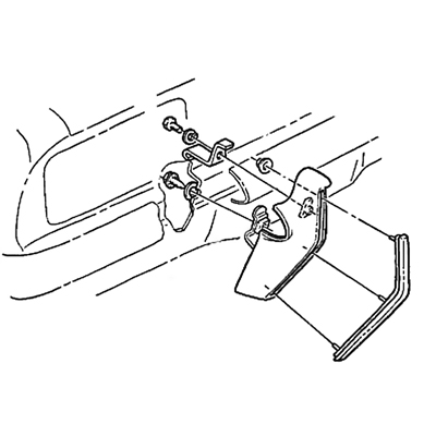 67-68 Camaro Tall With Inserts Rear Bumper Guards