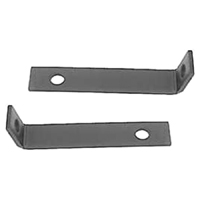 67-68 Camaro Rear Lower Bumper Guard Brackets, Short Guards