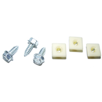 67-68 Camaro Front License Plate Bracket Fastener Kit, 6 Pieces